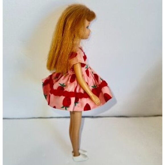 1963 Mattel Skipper Doll Redhead Barbies Sister With Carrying Case & Outfits - Picture 5 of 15